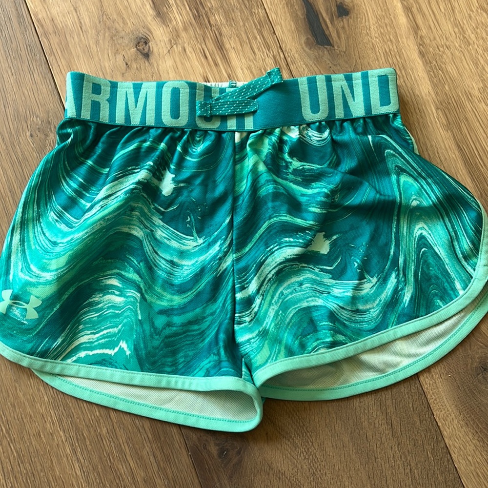 Under armour shorts - girls size YSM